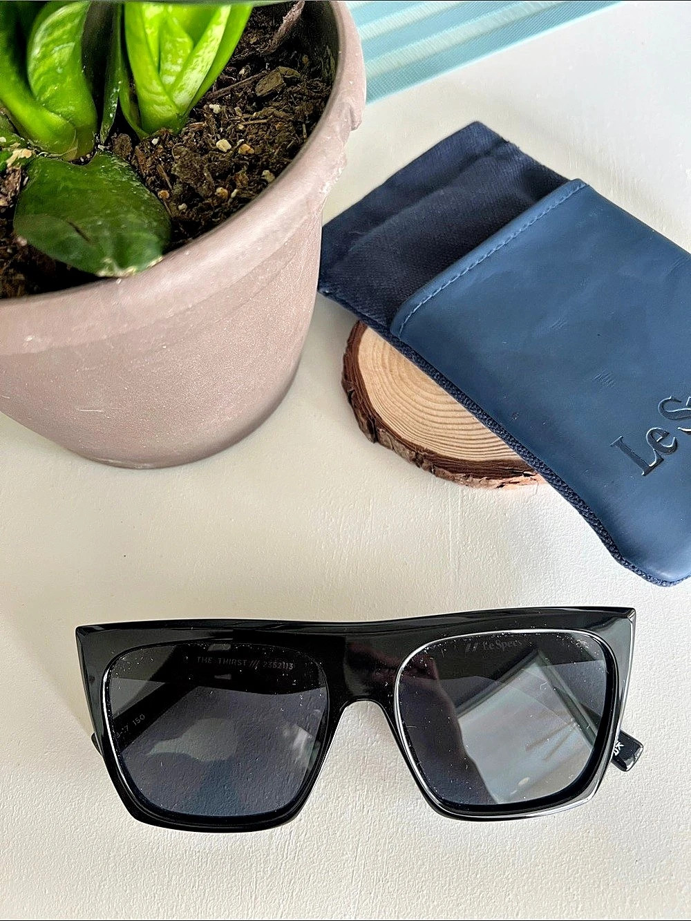Le Specs Black Sunglasses